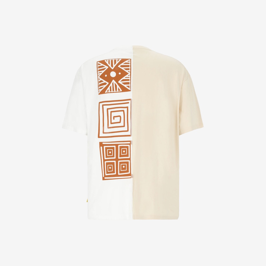 Upcycling t-shirt oversized homme manches courtes MARGOUM &amp; LOSANGE VERSION 2