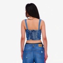 Upcycling top femme jeans V2