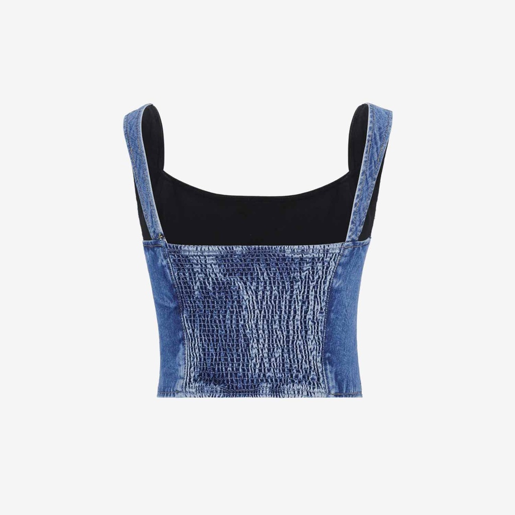 Upcycling top femme jeans V2