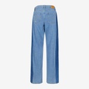 Upcycling baggy jeans femme bi-couleur