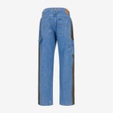 Upcycling carpenter homme en jeans bi-couleur - KARIM