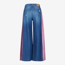 Upcycling wide leg jeans femme bi-couleur -WIDED