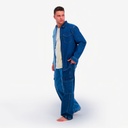 Upcycling chemise western homme en jeans bi-couleur - SHEMS V2