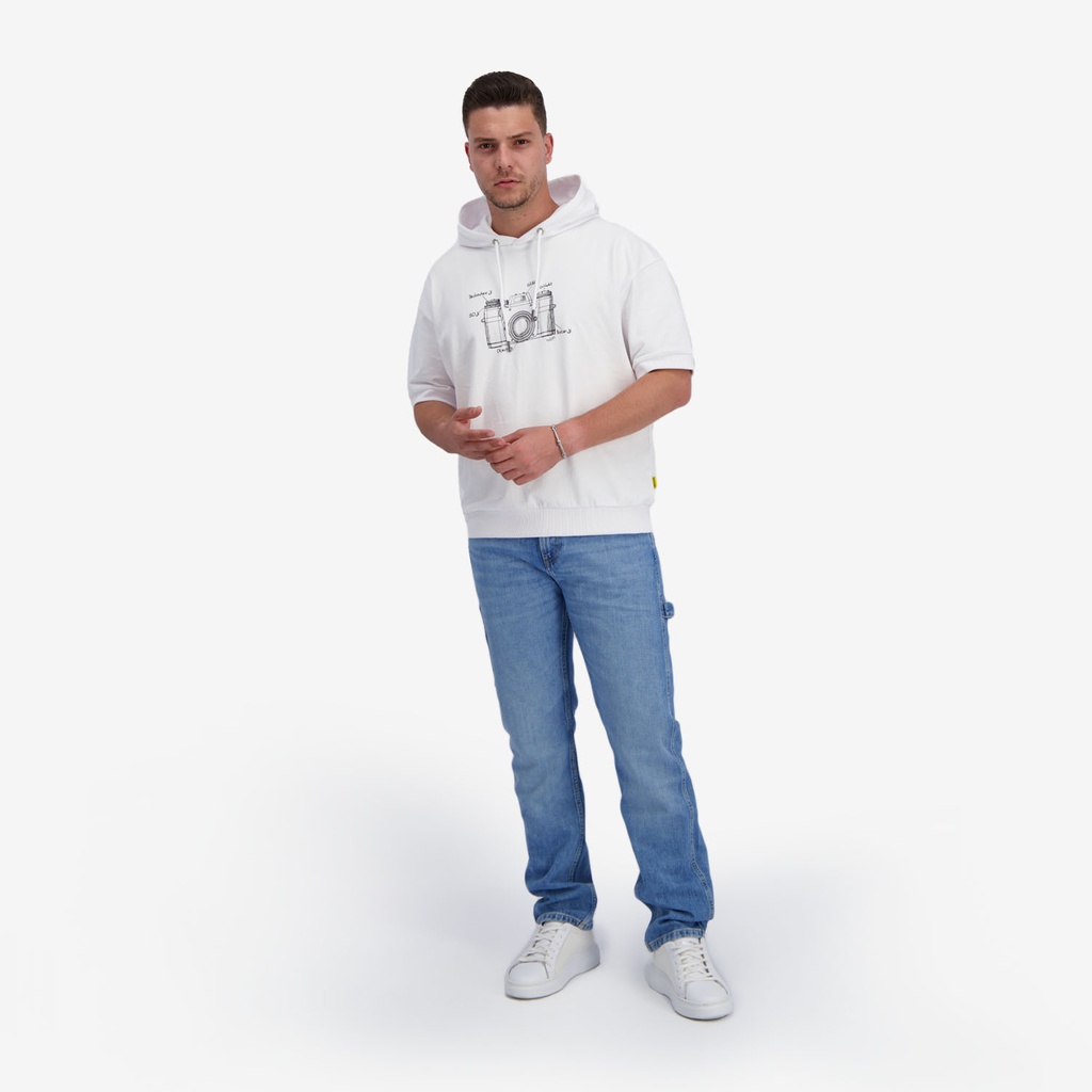 Hoodie homme manches courtes CAMERA