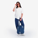 T-shirt oversized  femme avec  découpe