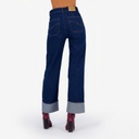 Straight jeans femme a revers SARRA 3.0