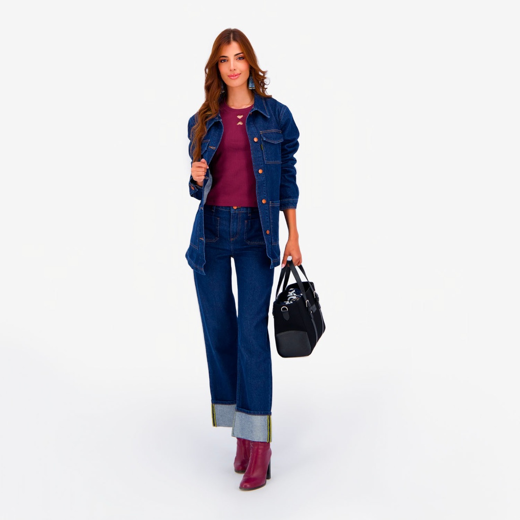 T-shirt côtelé femme manches longues avec cut out Coeur