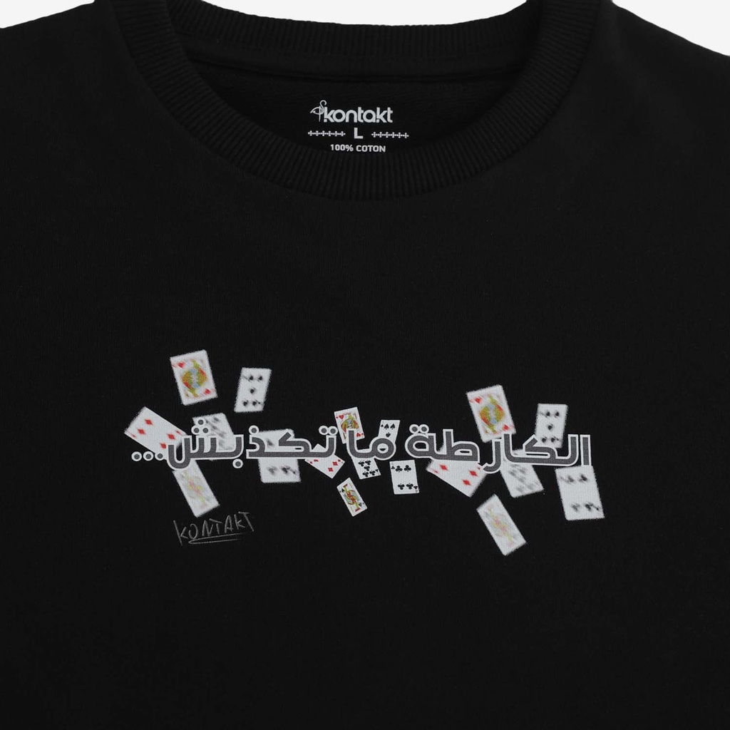 Sweat homme الكارطة ما تكذبش…