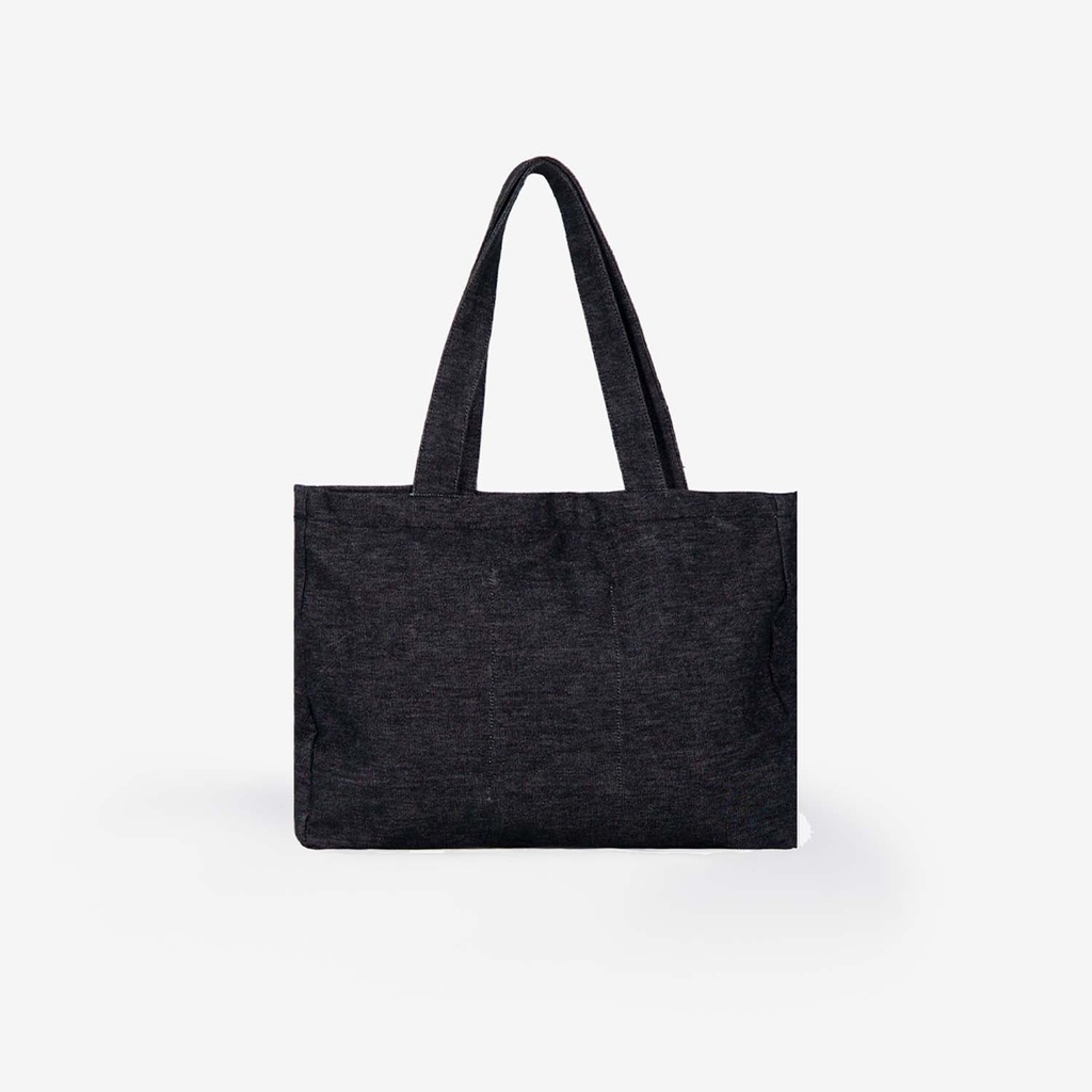 Tote bag unisexe en jeansمن القلب للقلب