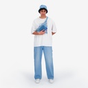 Carpenter baggy unisexe en jeans - KARIM 2.0