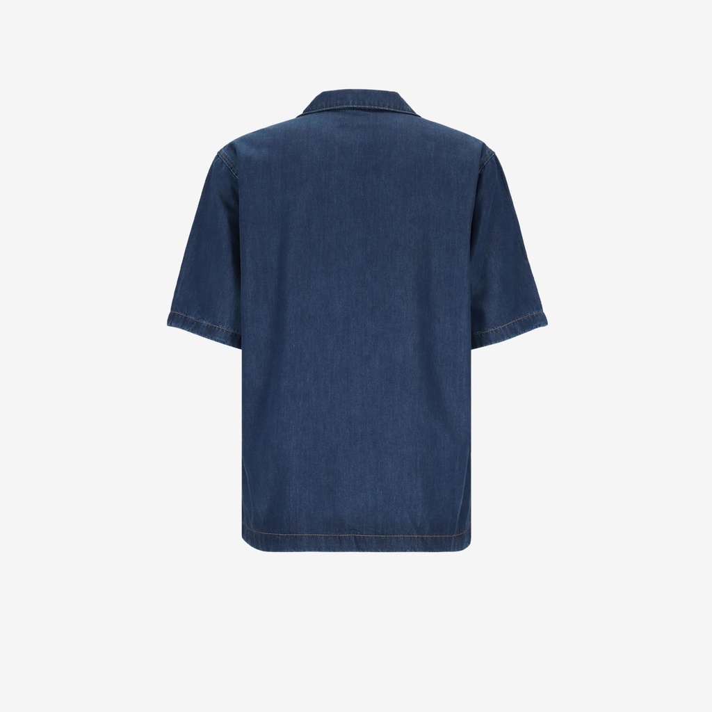 Chemise homme manches courtes en jeans - SHOKRI