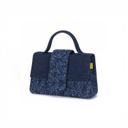 Sac Bambino femme en jeans et cuir