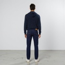 Hoodie homme en jeans imprimé laser - HOUSSEIN