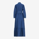 Robe longue femme  avec volants et Broderie ROKIA