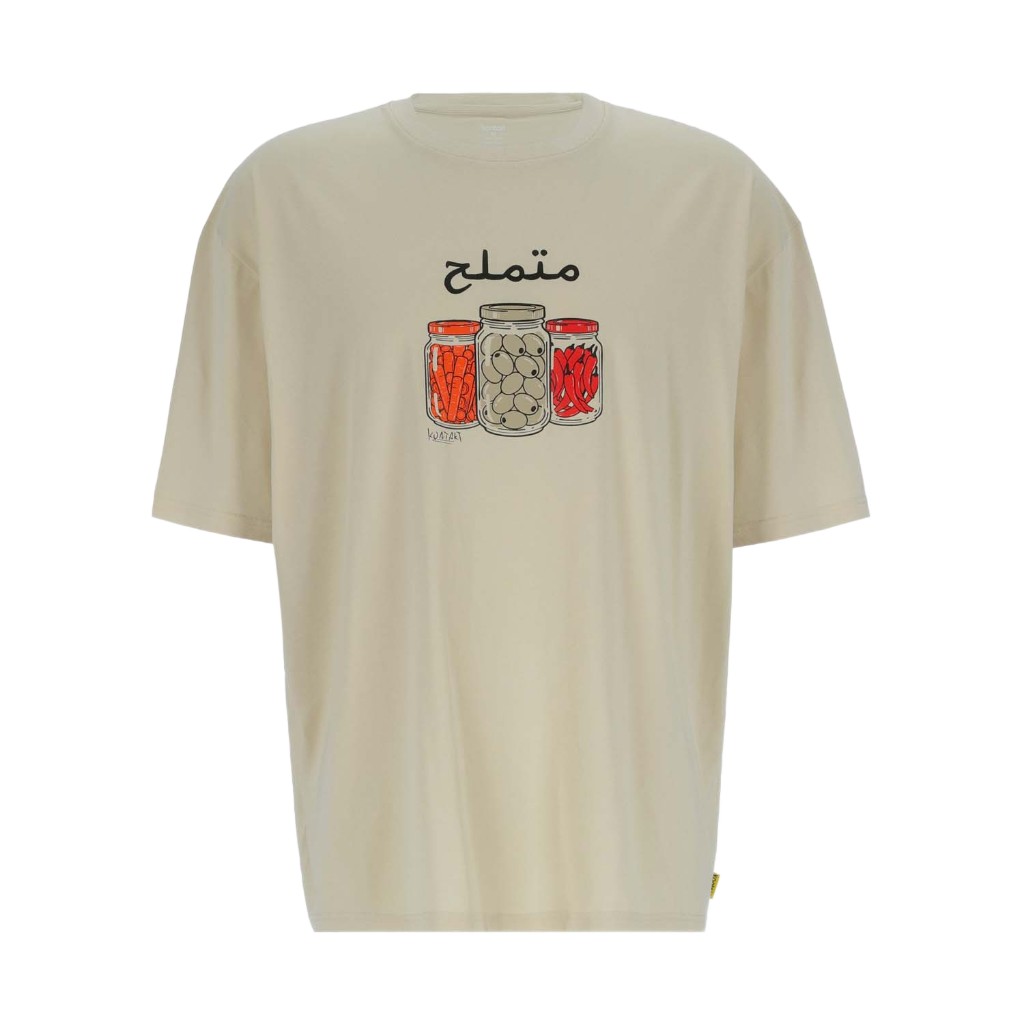 T-shirt homme oversized manches courtes متملح