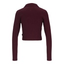 Polo côtelé femme manches longues