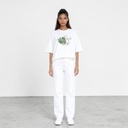 Sweat oversized femme manches courtes  اش قريبك للواد