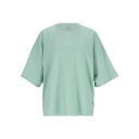 Sweat oversized femme manches courtes   avec broderie