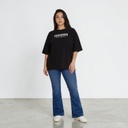 Sweat oversized femme manches courtes There’s no planet B