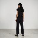 Sweat femme sans manches avec noeuds sur les côtés