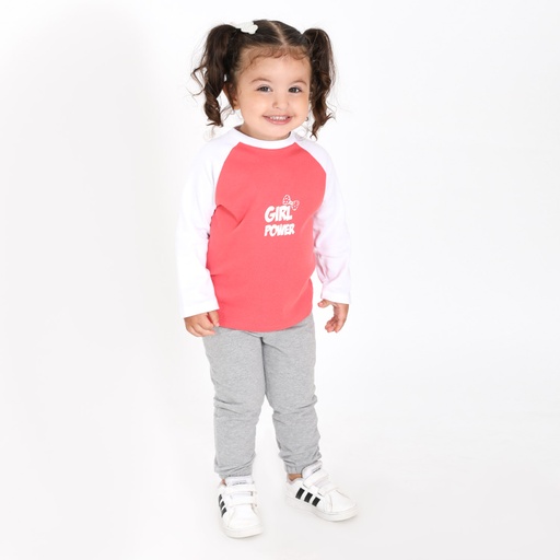 [05-010-01-021-K026-12M] Jogger bébé en molleton (Gris Clair, 12M)