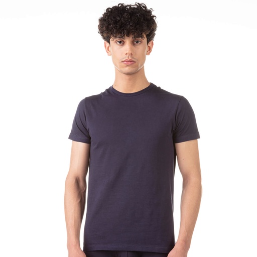 T-shirt col rond homme en coton pur