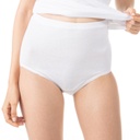 Culotte taille haute senior en tricot côtelée uni