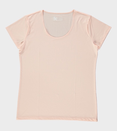 T-shirt demi manche grandes tailles en microfibre extensible
