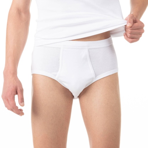 [05-010-20-022-K000-L] Slip senior en tricot côtelée uni (L)