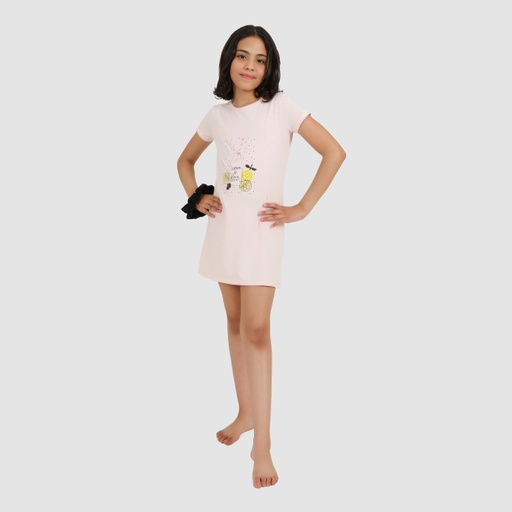 [05-010-17-028-K043-10A] Robe de pyjama fille LEMON &amp; BLACK BERRY (10A)