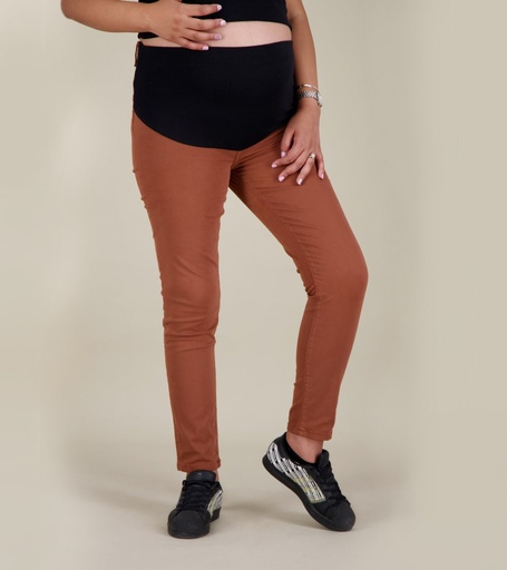 [01-010-01-344-K038-38] Pantalon de grossesse (marron, 38)