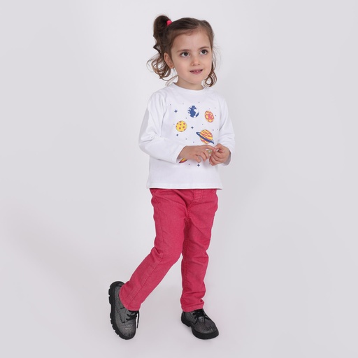 [01-010-01-320-K265-12M] Tregging bébé unisexe (Rose Foncé, 12M)