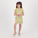 Robe de pyjama fille imprimé smiley