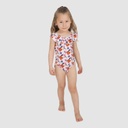 Maillot de bain bébé avec volant imprimé FLEUR
