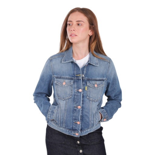 [01-010-10-045-K489-L] Regular jacket femme en jeans - KENZ (L)