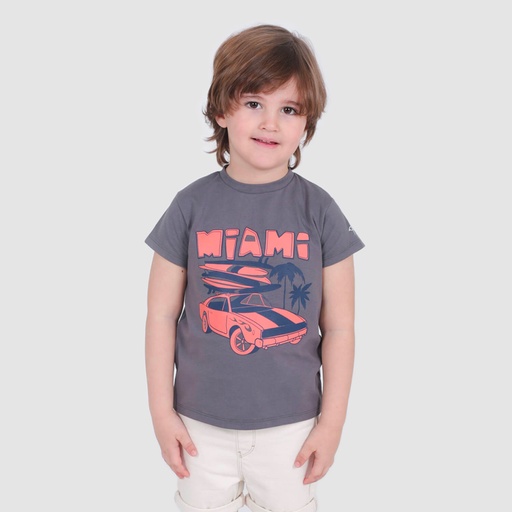 [05-010-02-194-K061-12M] T-shirt bébé manches courtes MIAMI (12M)