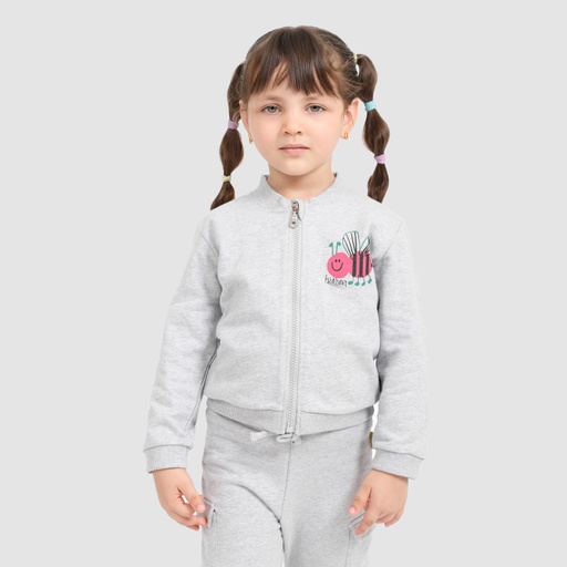 [05-010-90-011-K025-12/18M] Bombers zippé bébé ABEILLE (12-18M)