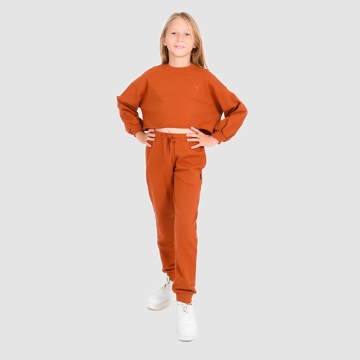 Jogger fille en molleton