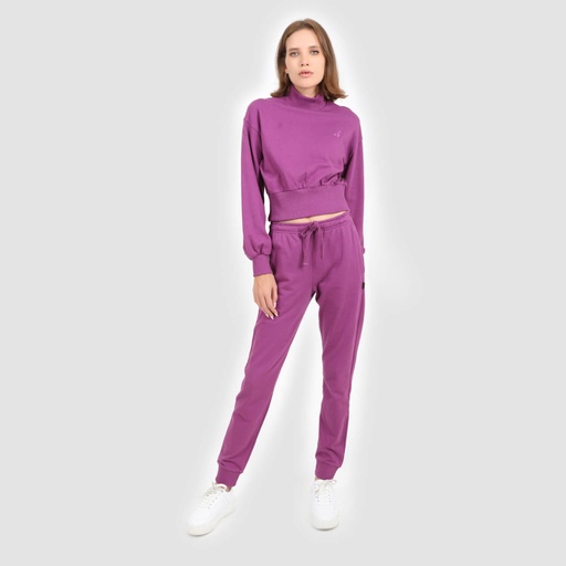 Jogger slim femme en molleton