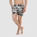 Short de bain homme court imprimé SURFING