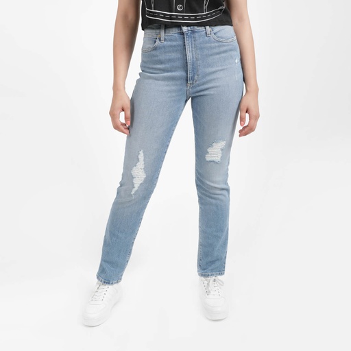 [01-010-01-441-K871-24] Slim jeans femme - SAMRA (Jeans Clair avec surteinture beige, 24)