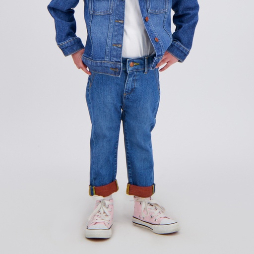 [01-010-01-430-K419-12-18MOIS] Straight Bébé en jeans (Jeans Bleu  Moyen, 12-18M)