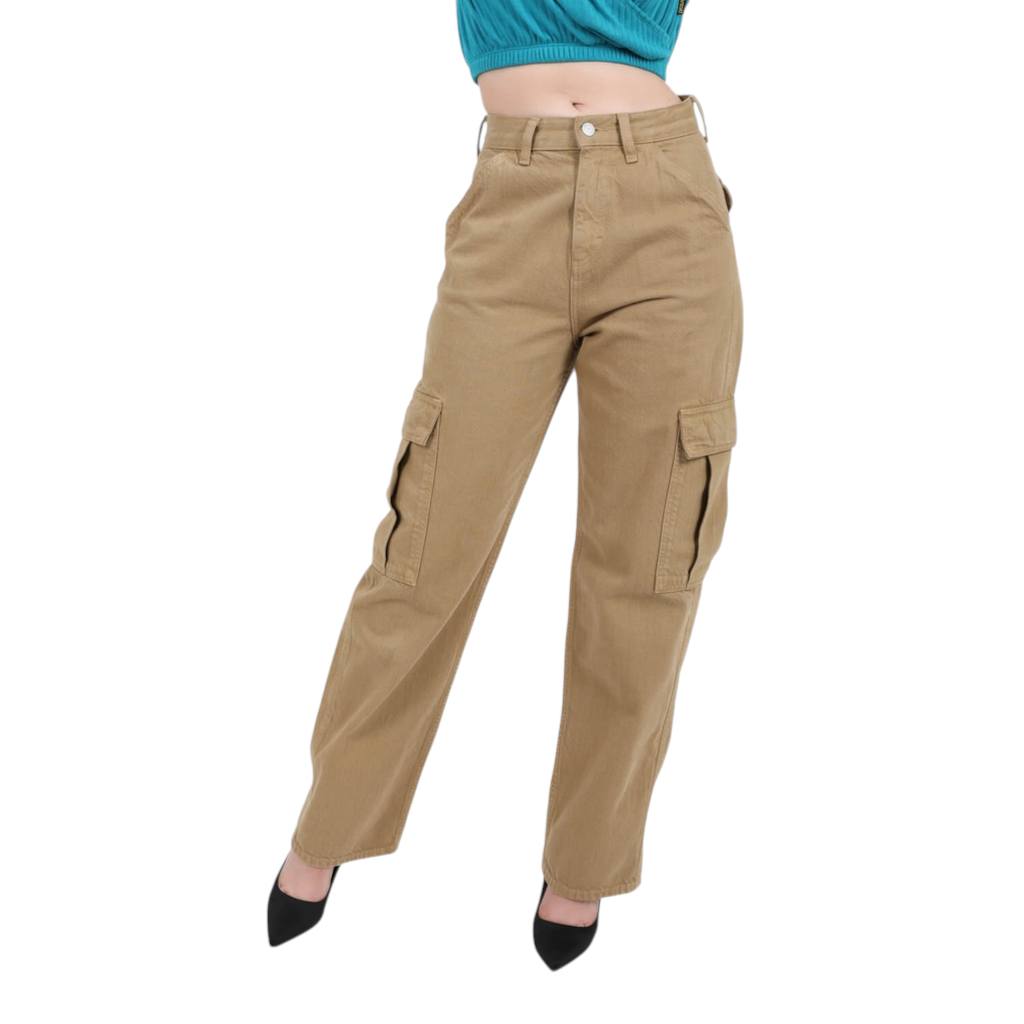 Pantalon cargo femme-KAMILA