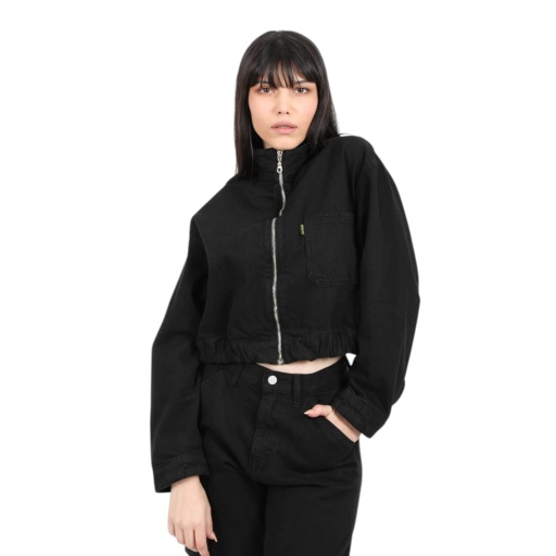 [01-010-10-059-K040-L] Veste zippé femme avec bas élastique - KENZA (L)