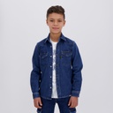 Chemise western garçon en jeans