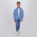 Chemise workwear garçon en jeans