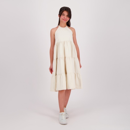 [01-010-23-005-K579-6-7A] Robe fille à volants (6/7 A)