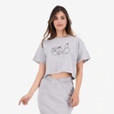 Sweat sur taille femme manches courtes 9a3da m3a lebnet