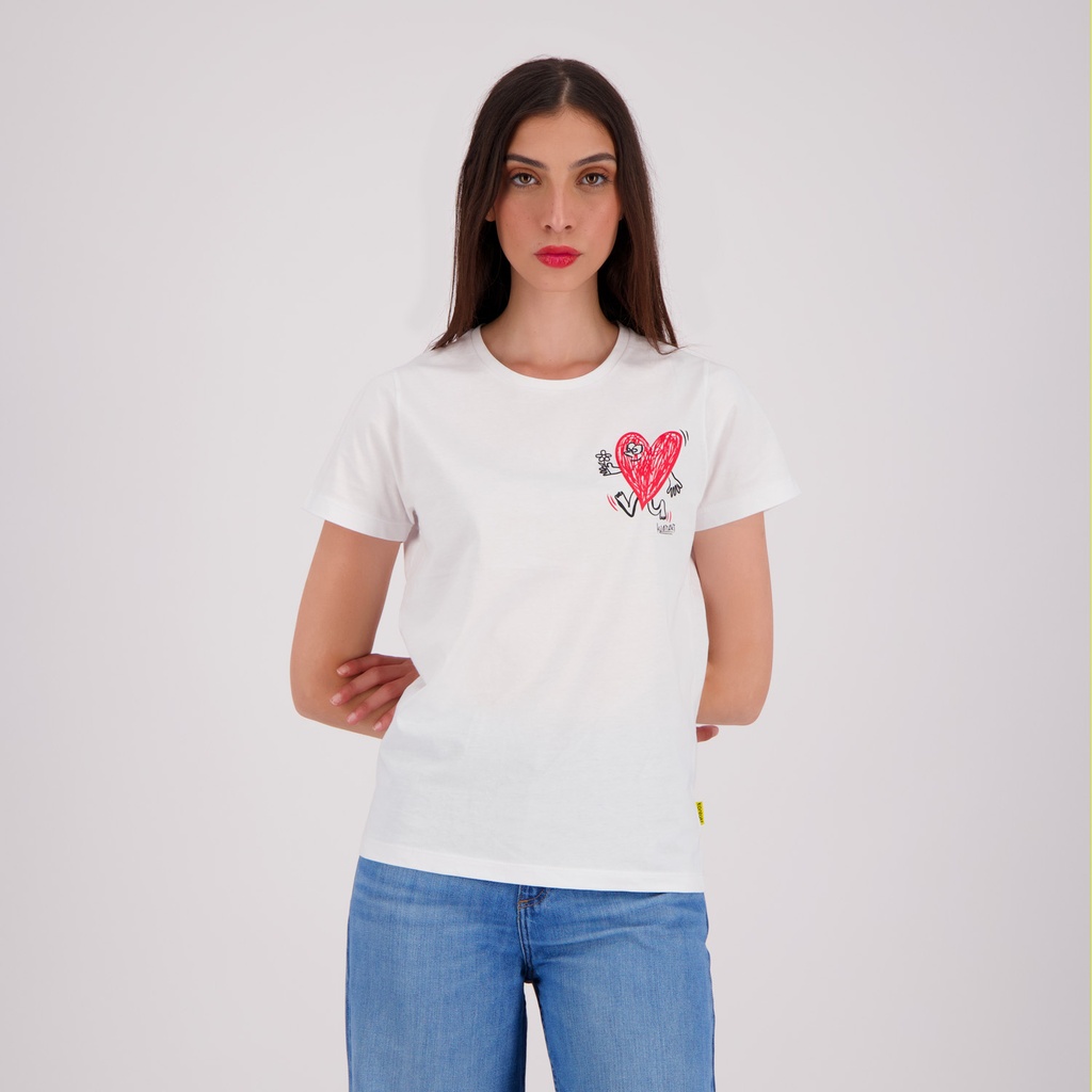 T-shirt femme manches courtes COEUR