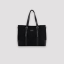 Cabas en jeans et cuir